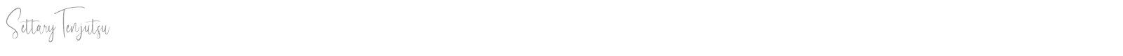 Settary Tenjutsu font preview